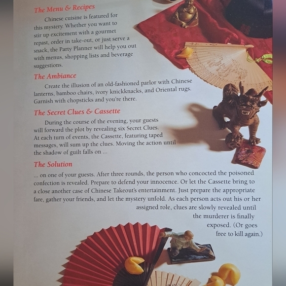 NIB Murder a la carte Murder Mystery Party Game  up to six players - Picture 3 of 6